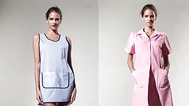 白色絲襪的解放女孩戴安娜給了肛門